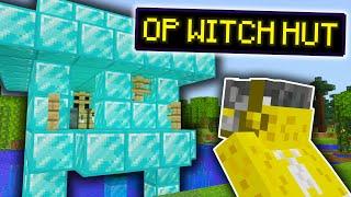 Minecraft Manhunt, but there's OP Witch Huts...