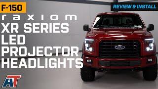 2015-2017 F-150 Raxiom XR Series LED Projector Headlights with DRL Review & Install