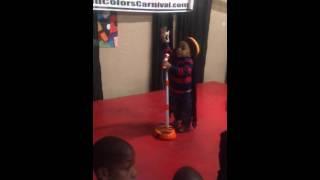 Live performance Myles KINGston singing to Bob Marley
