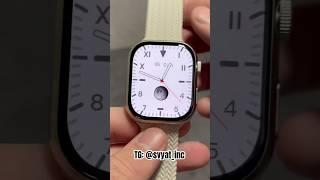 ТАКИХ ПЛАВНЫХ ЧАСОВ ВЫ ЕЩЕ НЕ ВИДЕЛИ | Amoled копия Apple Watchссылка на telegram в шапке канала⬆️