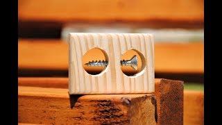 IMPOSSIBLE Screw in a Block of Wood! (here's how it's done)