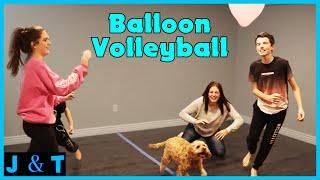 Balloon Volleyball Challenge I Jake and Ty