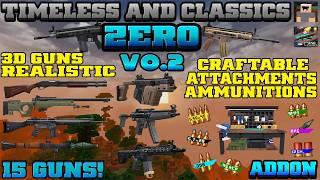 TACZ V0.2 NEW UPDATE! | Realistic Survival Friendly Gun Addon for Minecraft Bedrock & Mcpe 1.21.60+