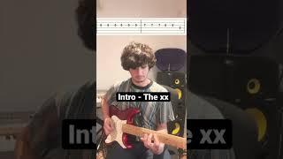 Intro - The xx guitar lesson