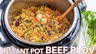 How To Make Instant Pot Rice Recipe (Beef Plov Recipe)