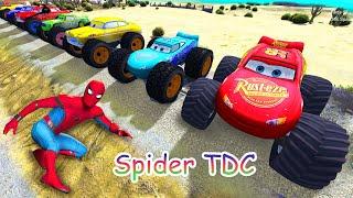 GTA V Epic New Stunt Race For Car Racing Challenge | Spider TDC