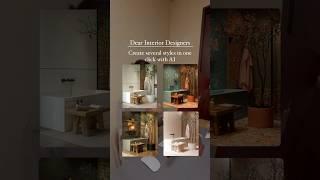 Create several styles with AI #interiordesigners #interiordesign #interiorai #midjourney #aiinterior