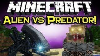 Обзор мода Minecraft Чужой Против Хищника! (Alien VS Predator) №53