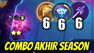 COMBO TERBAIK DAN TERKUAT DI AKHIR SEASON MAGIC CHESS ! MOSKOV META 666