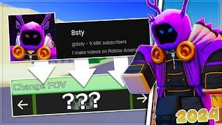 My *LEVEL 500* Arsenal Settings! (Roblox Arsenal)