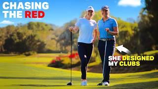 She Built My Clubs But Can We Break Par? | Chasing The Red Stephanie Luttrell