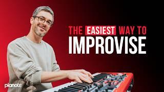 The Easiest Way To Improvise On The Piano (How To Solo) 