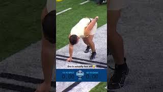 Jim Kardashian runs 40 yard dash at NFL Combine