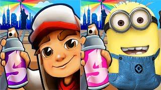 Subway Surfers New York Jake vs Minion Rush Gameplay HD