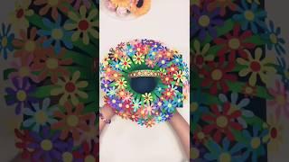 Make a beautiful flowers bucket #shorts #shortvideo #craft #craftideas #trending