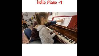 Hello Piano-1 . First pieces for very beginners .Первые пьесы для начинающих пианистов