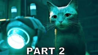 STRAY Walkthrough Gameplay Part 2 - THE SLUMS (PS5)