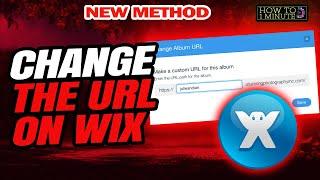 How to change the url on wix 2024