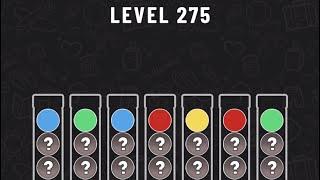 Ball Sort Puzzle Level 275 #ballsortpuzzle #ballsortpuzzlegameplay #puzzlegame #mobilegames