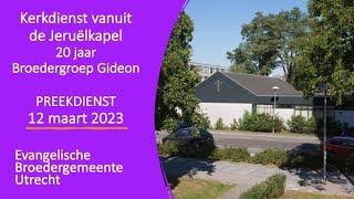 Kerkdienst vanuit de Jeruëlkapel - EBGUtrecht