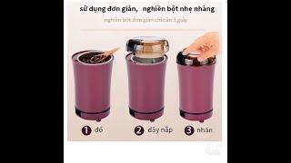 máy xay hạt ngũ cốc mini Saffron Hạt Tiêu, Cafe, Thảo Dược, Các Loại Hạt đồ khô| Trùm đồ gia dụng
