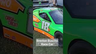 Upclose View Of Brexton Busch's Race Car