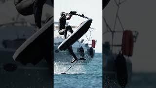 World’s first Hydrofoil stand up Jet Ski - NEW Electric Invention