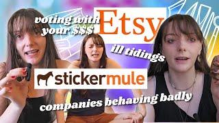 What even is going on | Vlog & chat about Sticker Mule & Etsy Drama