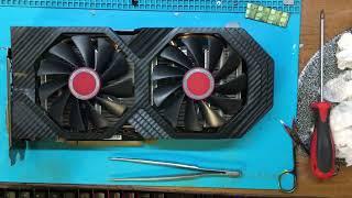 Замена системы охлаждения на RX580