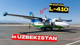 I flew on a Czech made plane in Uzbekistan! | Let L410 Turbolet Tripreport