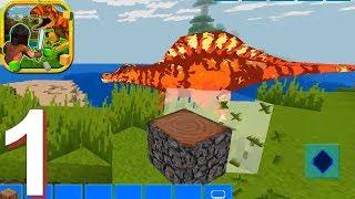 RaptorCraft 3D: Survival Craft - Gameplay Walkthrough Part 1 (Android, iOS Game)