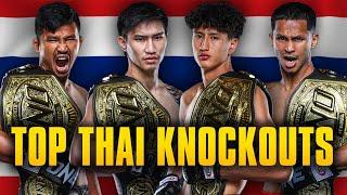 CRAZIEST Thai Knockouts In ONE History 