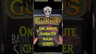 One Minute Character Build: GURPS 4e #ttrpg #gurps #4e #characterbuilding