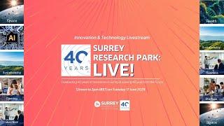 Surrey Research Park: Live | 40 Years of Innovation & Future Tech