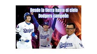 !Dodgers Fernando Valenzuela sonríe en el cielo, mientras Ohtani y Freeman celebran el triunfo! #mlb