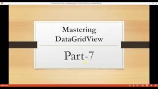 Mastering DataGridView Part-7 || How to Change the color of DataGridView row based on Condition