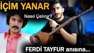 İÇİM YANAR SOLFEJ SAZ NOTALARI | FERDİ TAYFUR İçim Yanar Bağlama Notaları Solfej Dersi