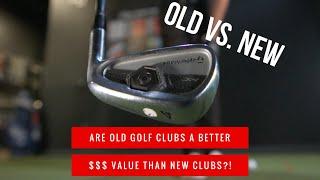 OLD vs. NEW golf clubs:  We tested TaylorMade Tour Preferred MC irons from 2011