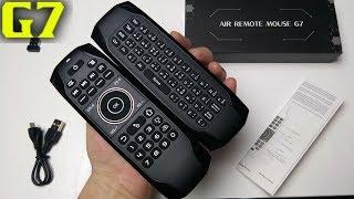 ПУЛЬТ ВОЗДУШНАЯ МЫШЬ AIR MOUSE + КЛАВИАТУРА С ПОДСВЕТКОЙ И ВОЗМОЖНОСТЬ ПРОГРАММИРОВАНИЯ G7 ОБЗОР