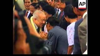 Cambodia - King Sihanouk returns