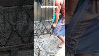 Bongkar cor beton