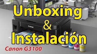 Canon G3100 - Unboxing & Instalación