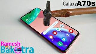 Samsung Galaxy A70s Screen Scratch Test