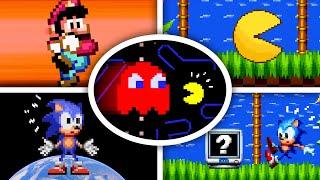 Famous OP pixel characters - Super Mario vs Sonic vs Pacman - Season 2 (Spritars Animations)