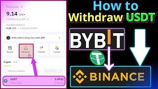 How to withdraw USDT from Bybit to Binance || USDT Deposit Binance || Transfer USDT