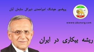 پروفسور هوشنگ امیراحمدی  دبیرکل سازمان آبان در گفتگو با مهدی شمس . معظل بیکاری  @mahdishams2341