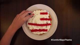 Waffle Art, Decorate your waffle  #ComfortSaysThanks Video 3