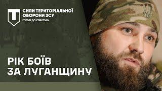 Рік боїв за Луганщину