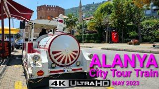  TURKEY ALANYA City Tour Train 4K May 2023 - 4K 60fps HDR no commentary