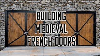 Building a Set of Medieval Garage French Doors with a Cheap Amazon Welder. #diy